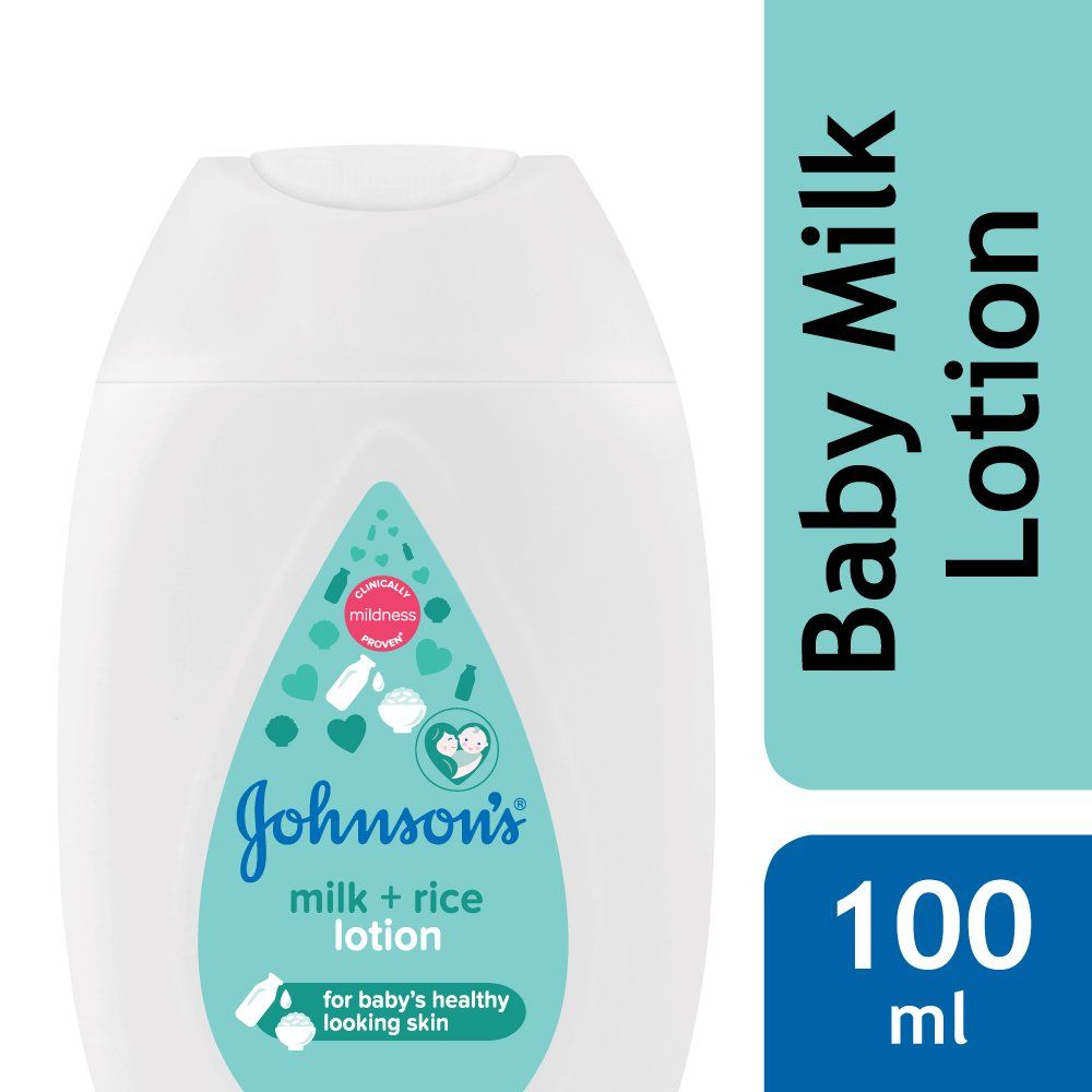 Johnson's Baby Milk + Rice Lotion, 100 ml, Pack of 1 