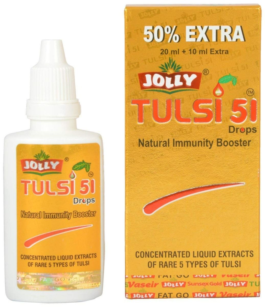 Buy Jolly Tulsi 51 Drops, 30 ml Online