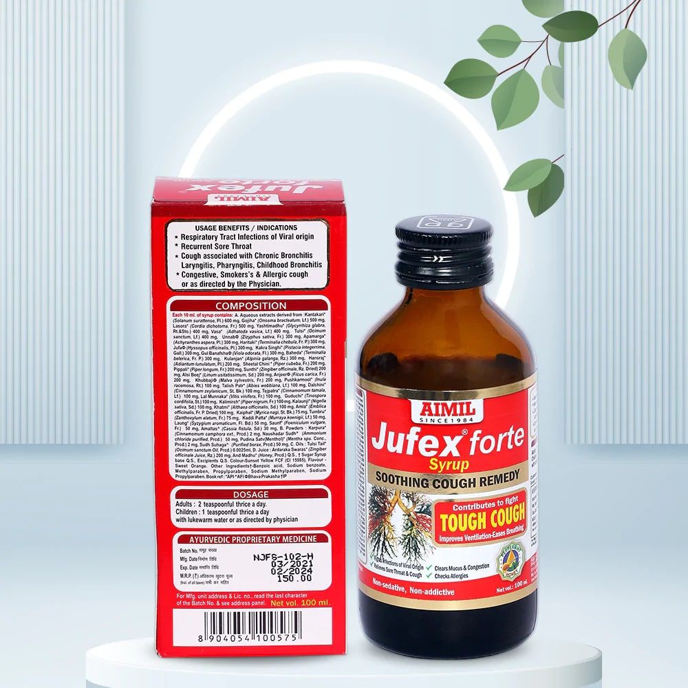 Jufex Forte Syrup, 100 ml Price, Uses, Side Effects, Composition