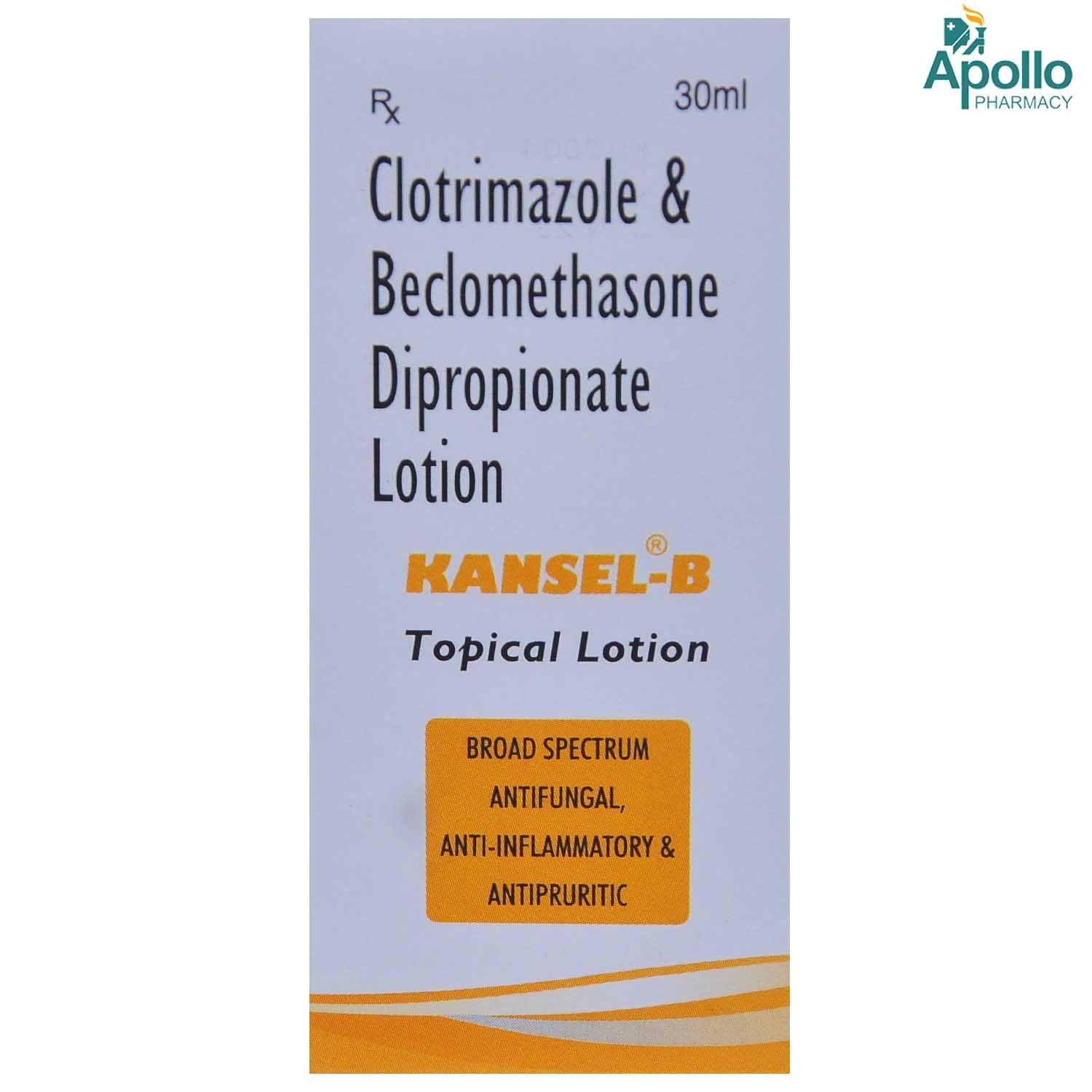 Kansel-B Lotion 30 ml Price, Uses, Side Effects, Composition - Apollo  Pharmacy