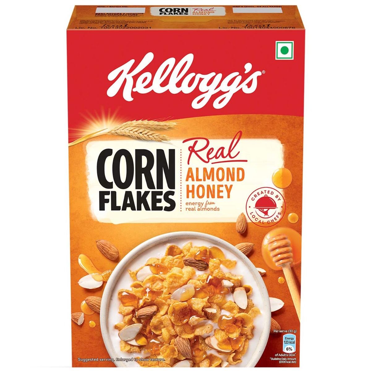 Buy Kellogg's Real Almond Honey Corn Flakes, 300 gm Online