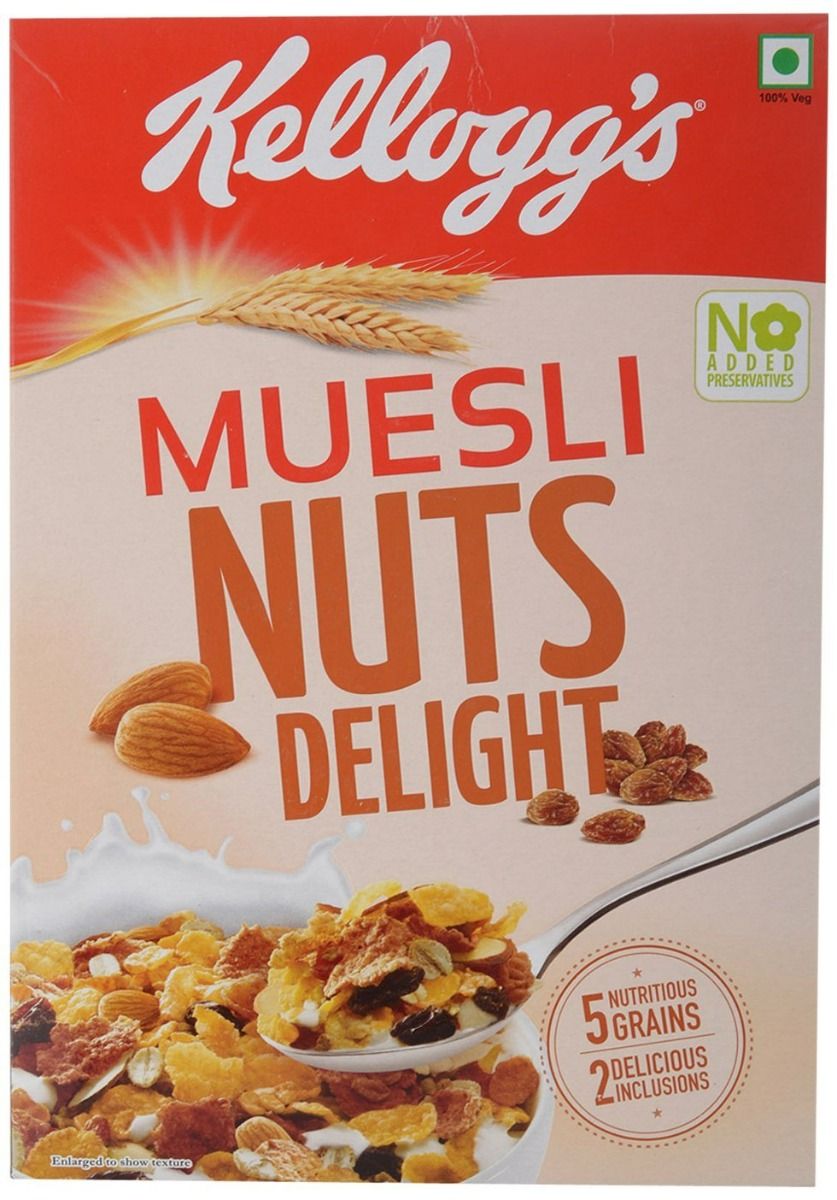 Buy Kelloggs Extra Muesli Nuts Delight, 550 gm Online