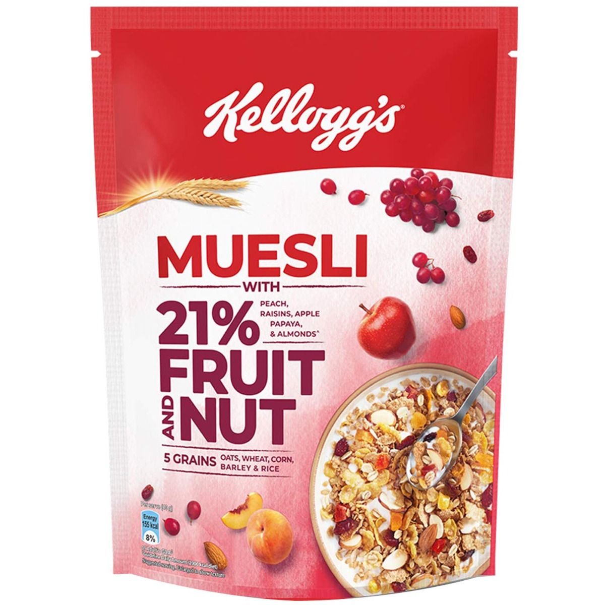 Buy Kelloggs Extra  Muesli Fruit Nuts 550G Online