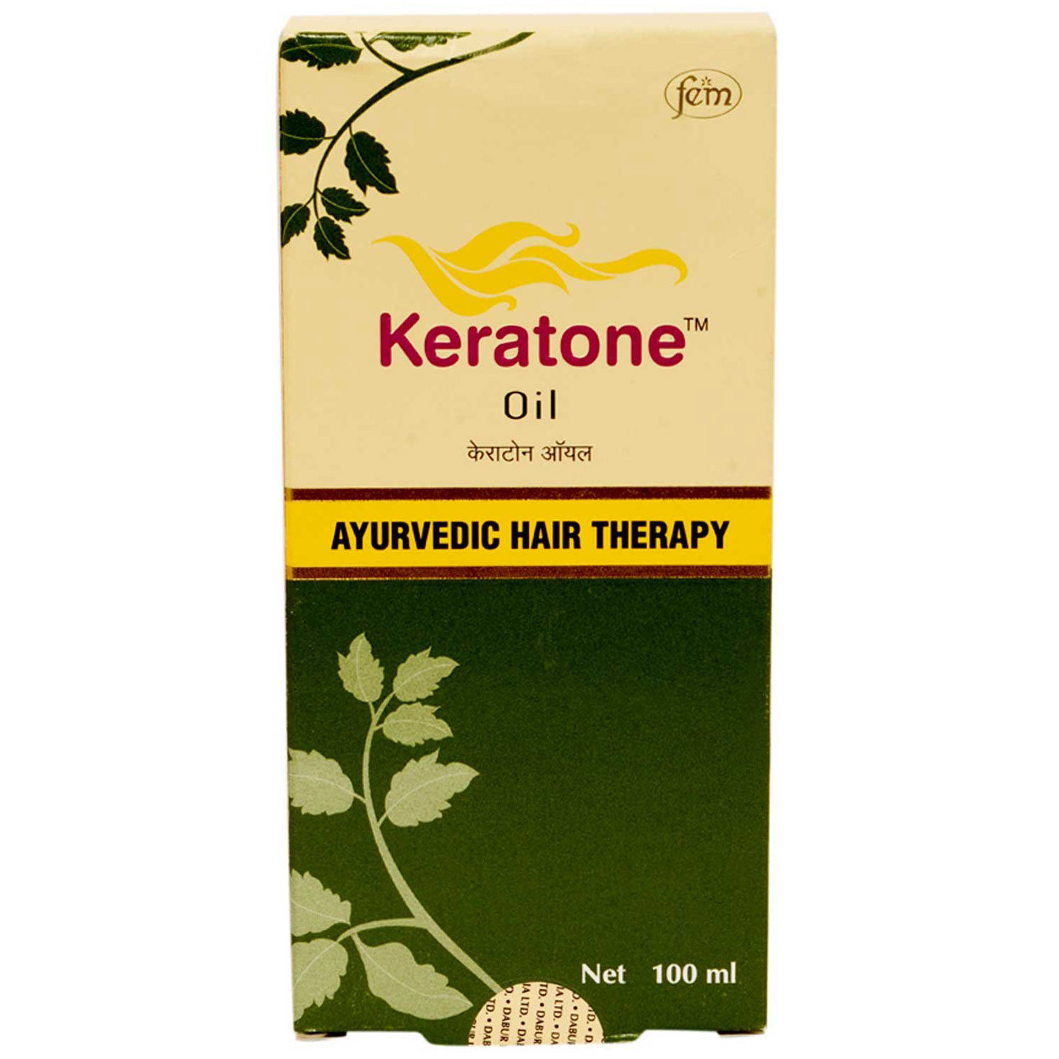 Fem Keratone Oil, 100 ml, Pack of 1 