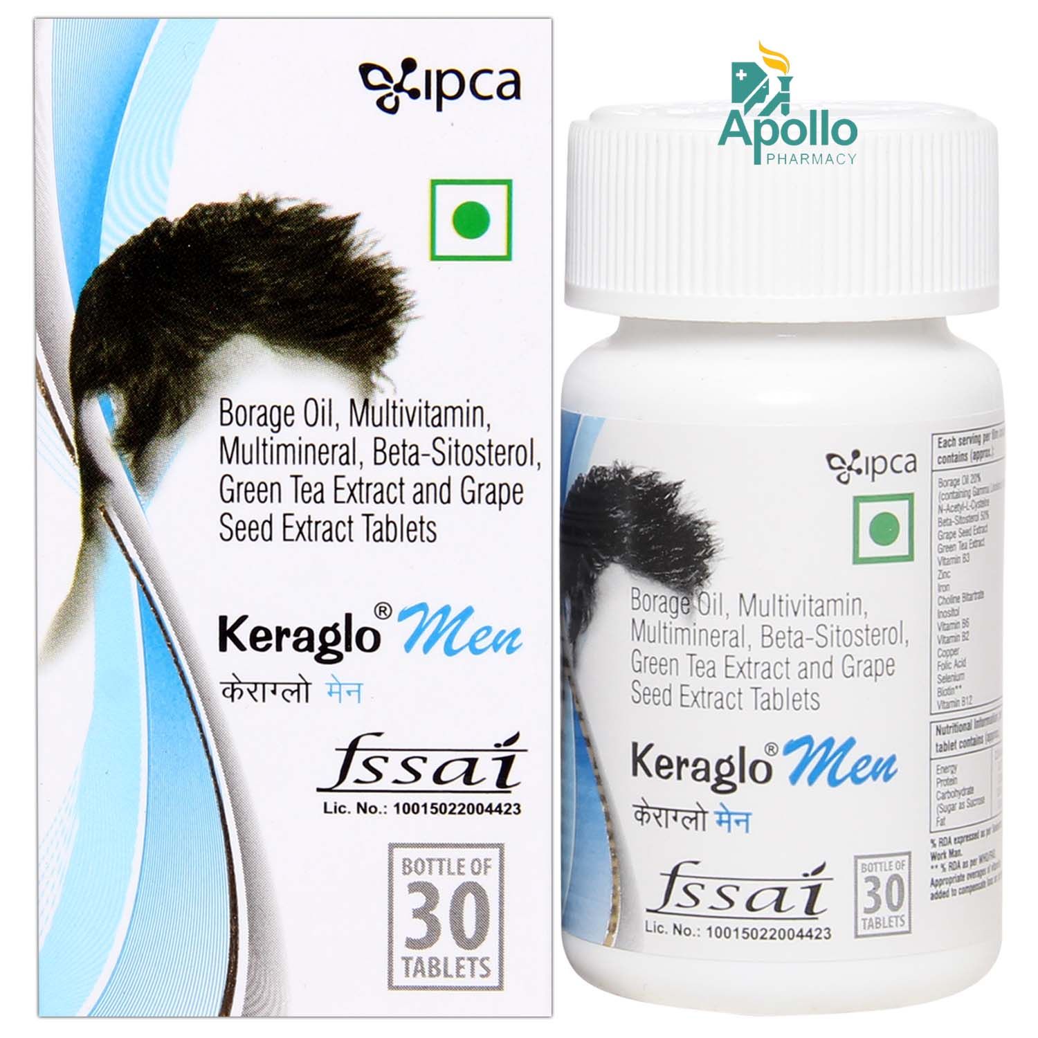 Keraglo Men, 30 Tablets Price, Uses, Side Effects, Composition - Apollo  Pharmacy