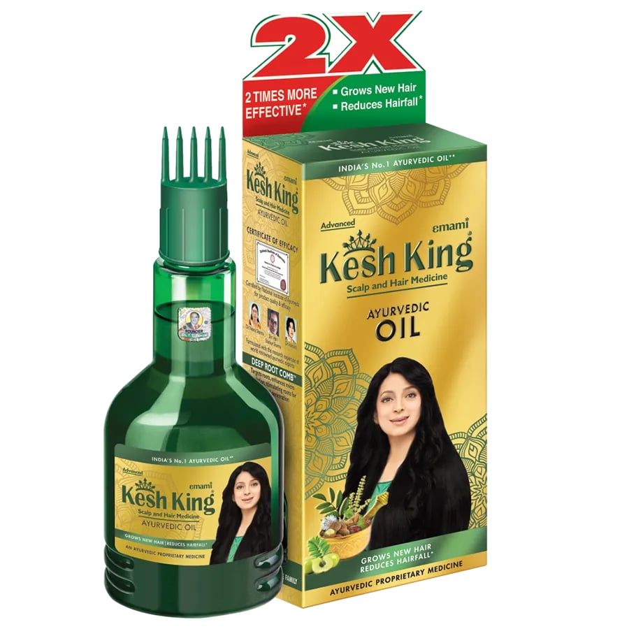 Kesh King Ayurvedic Scalp and Hair Medicine Ayurvedic Oil, 100 ml Price,  Uses, Side Effects, Composition - Apollo Pharmacy