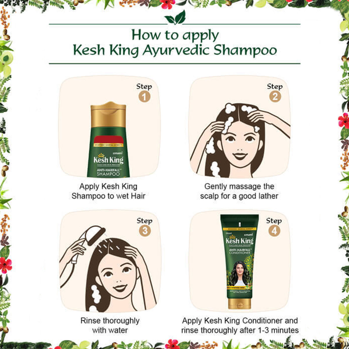 Kesh King Anti-Hairfall Shampoo, 200 ml, Pack of 1 