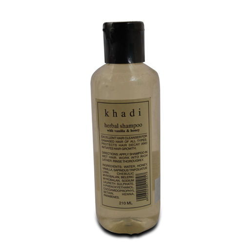 Khadi Vanilla & Honey Herbal Shampoo, 210 ml, Pack of 1 