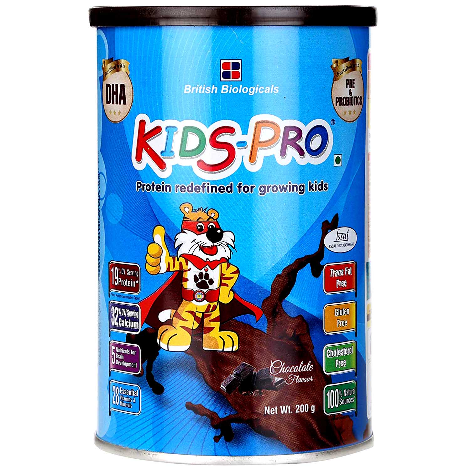 Buy Kids - Pro Chocolate Flavoured Powder, 200 gm Tin Online