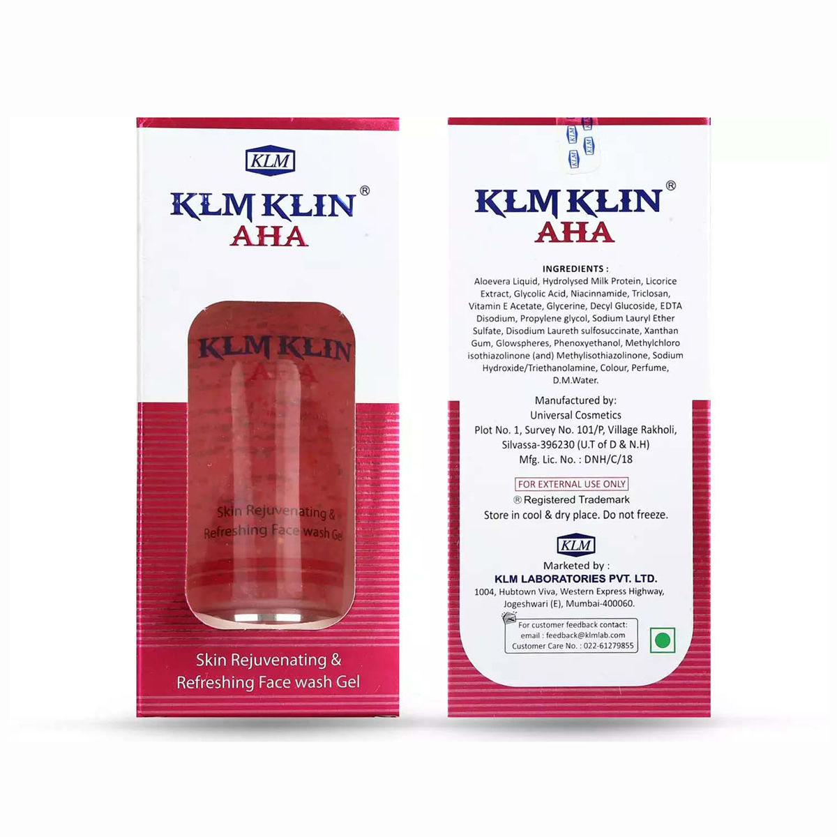 Klm Klin Aha Face Wash, 100 gm, Pack of 1 