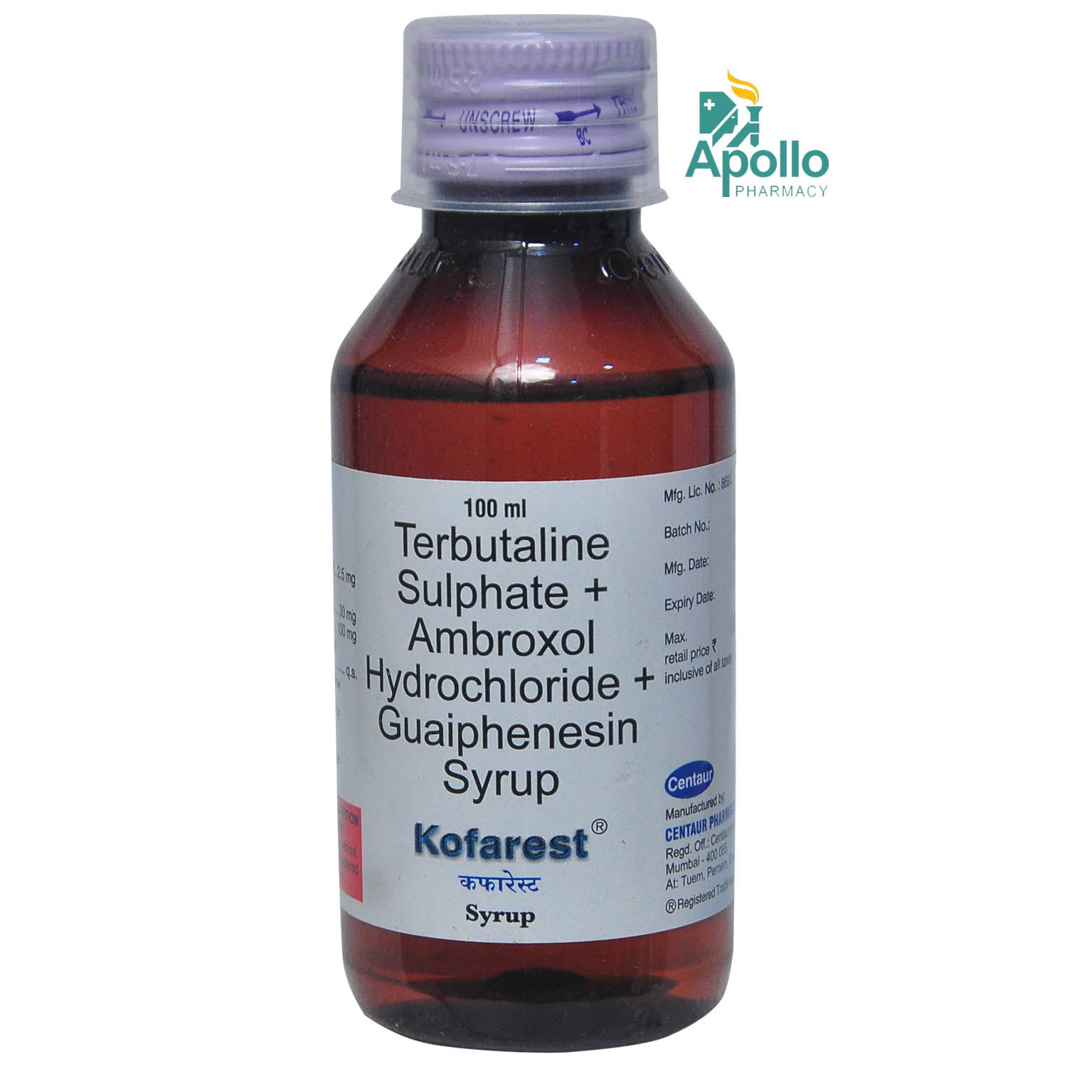 Kofarest Syrup 100 ml Price, Uses, Side Effects, Composition Apollo