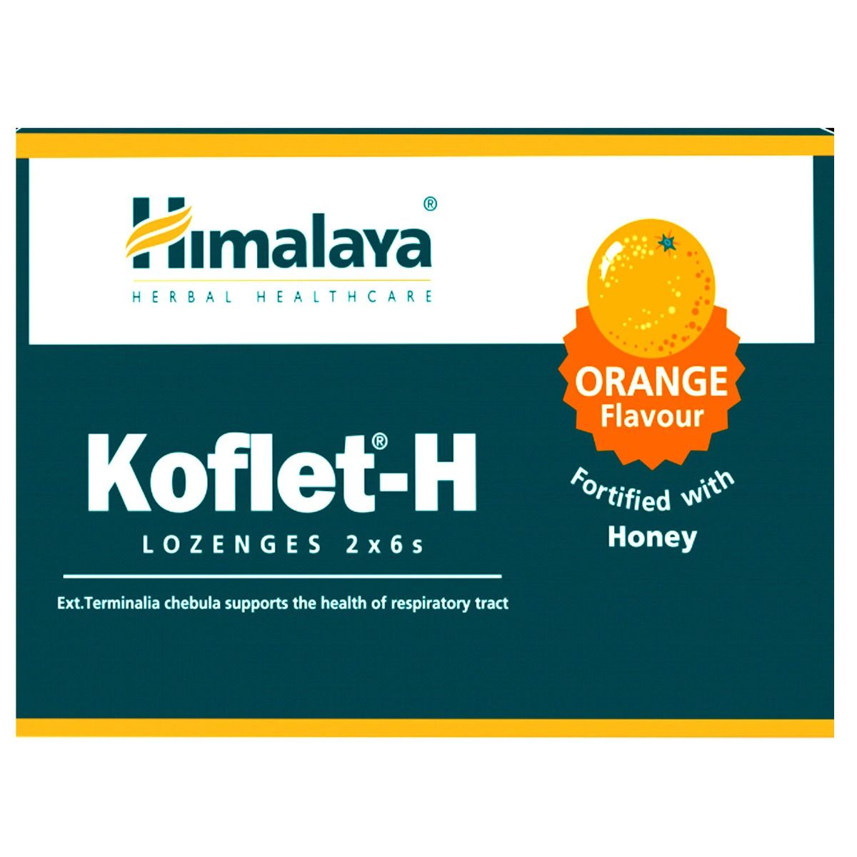 Buy Himalaya Koflet-H Orange, 6 Lozenges Online