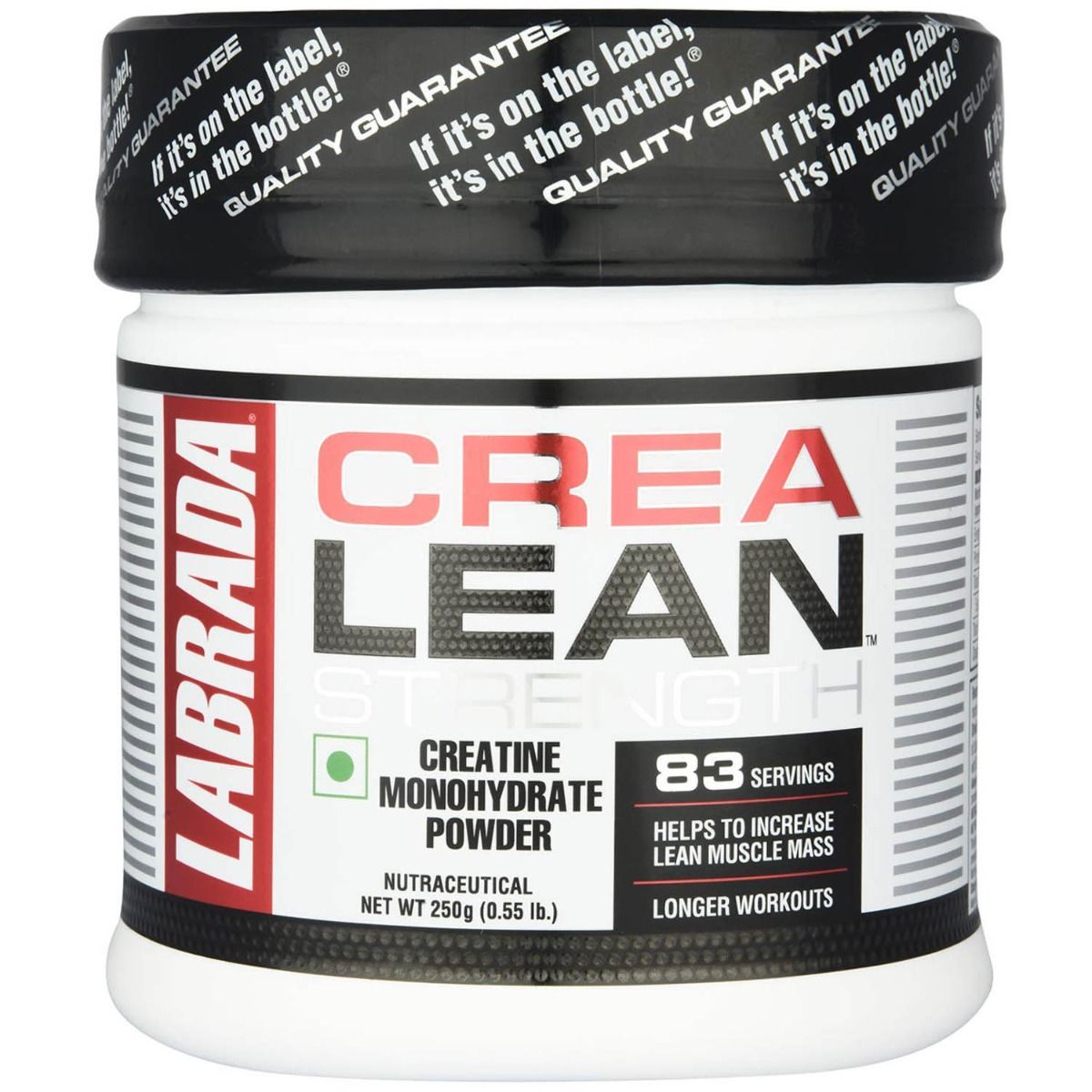 Buy Labrada Crealean Creatine Monohydrate Powder 250g Online