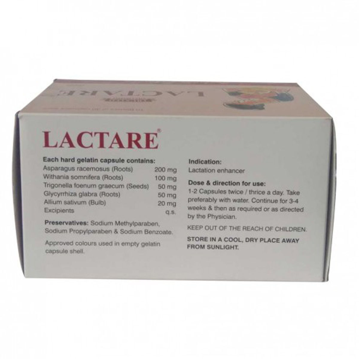 Lactare Capsules 30's Price, Uses, Side Effects, Composition Apollo