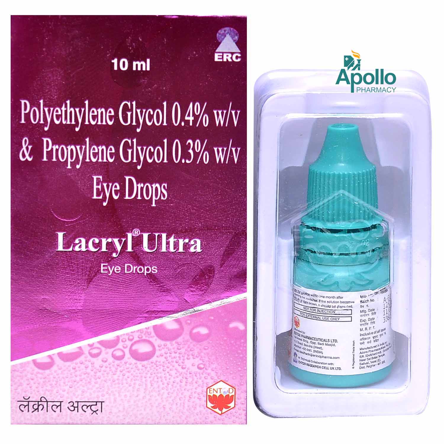 Lacryl Ultra Eye Drops 10 ml Price, Uses, Side Effects, Composition