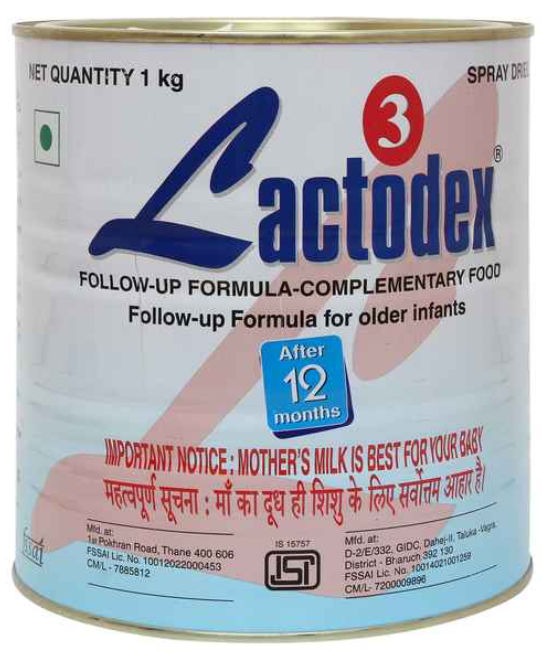 Buy Lactodex No 3 Follow Up Formula, 1 Kg Online