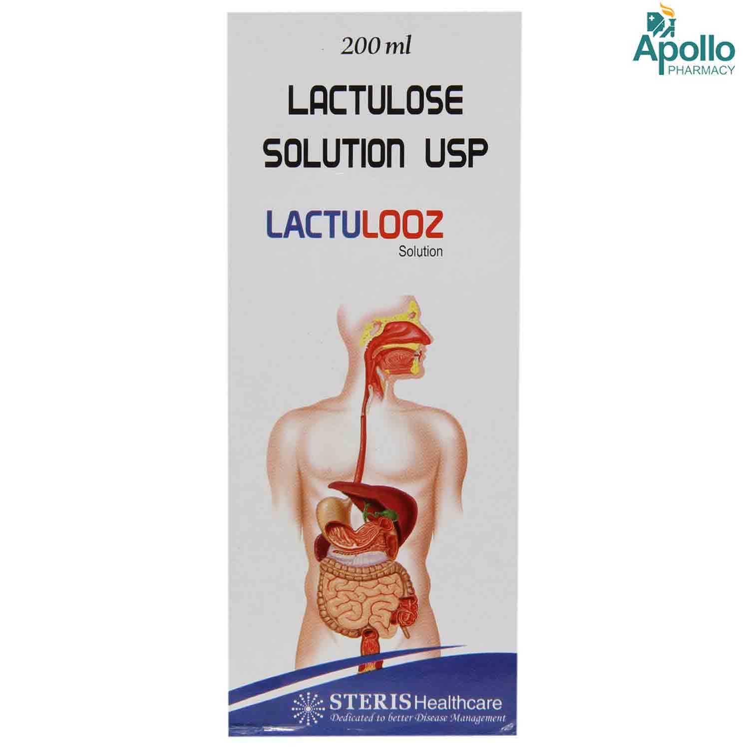 Lactulooz Solution 200 ml, Pack of 1 SOLUTION