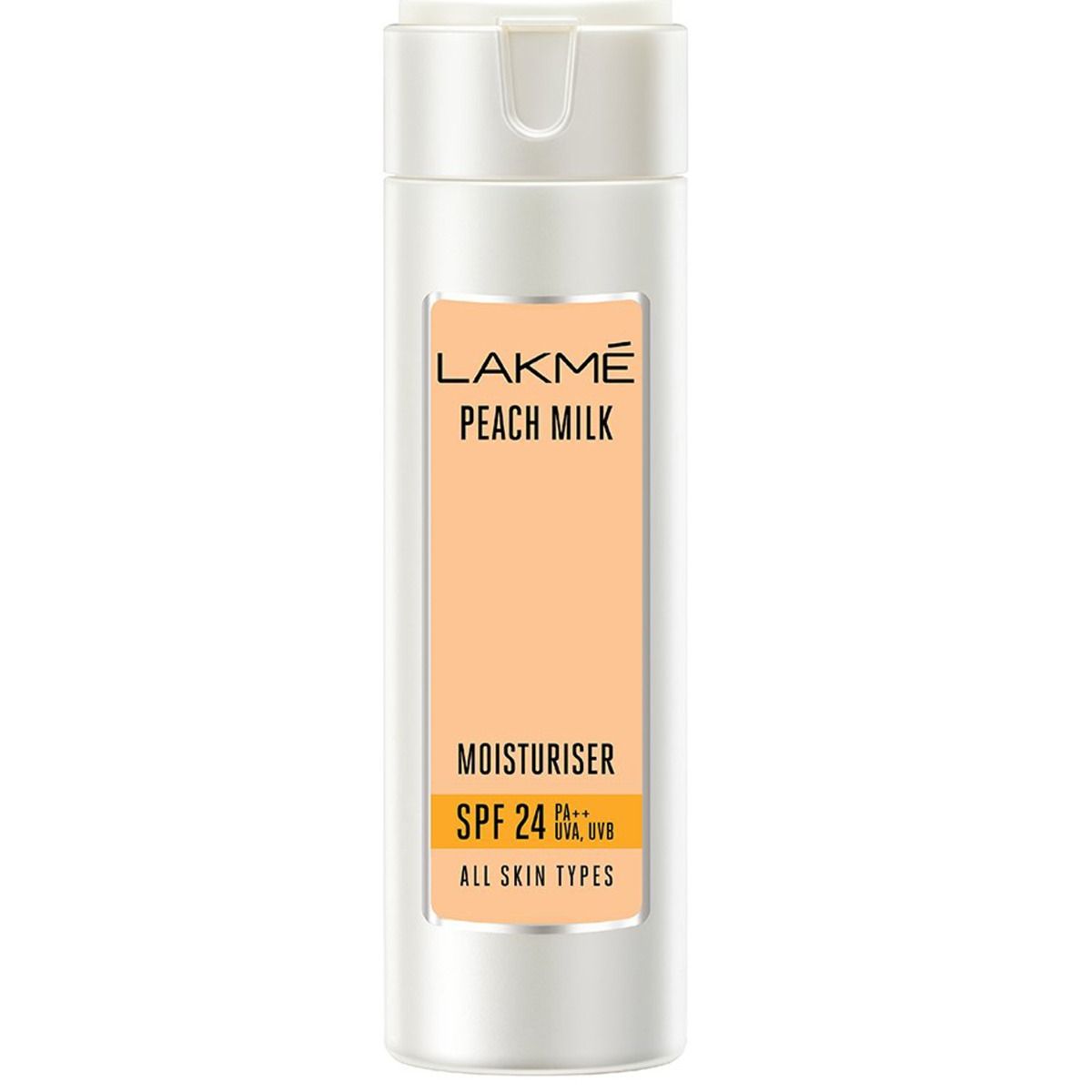 Lakme Peach Milk Moisturizer SPF 24 PA Sunscreen Lotion 120 ml, Pack of 1 
