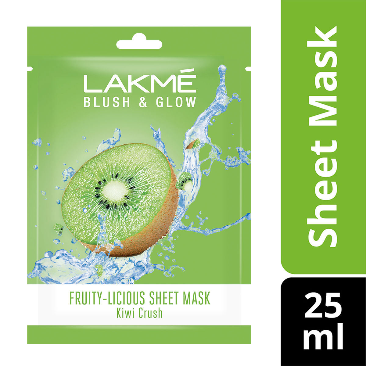 Lakme Blush & Glow Kiwi Sheet Mask, 50 ml (2 x 25 ml) Price, Uses, Side