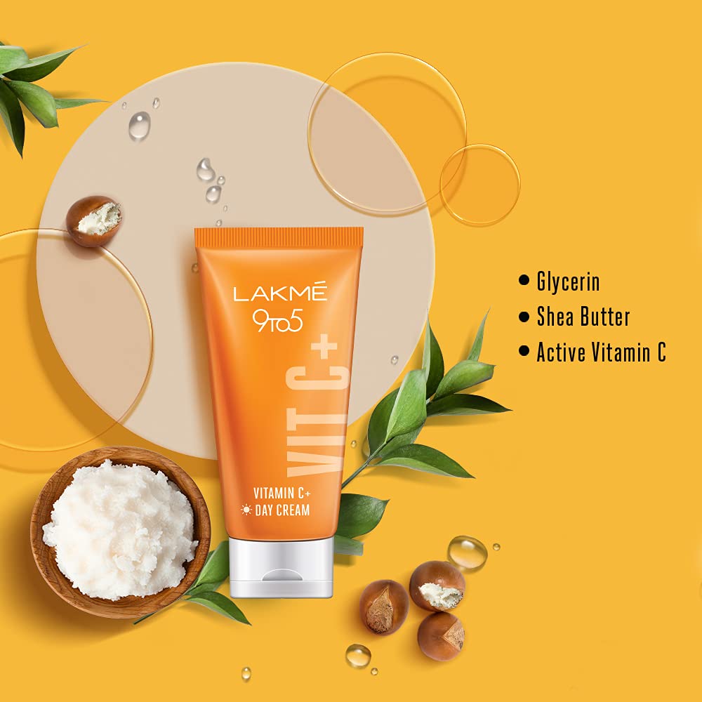 Lakme 9to5 Vitamin C+ Day Cream, 50 gm Price, Uses, Side Effects