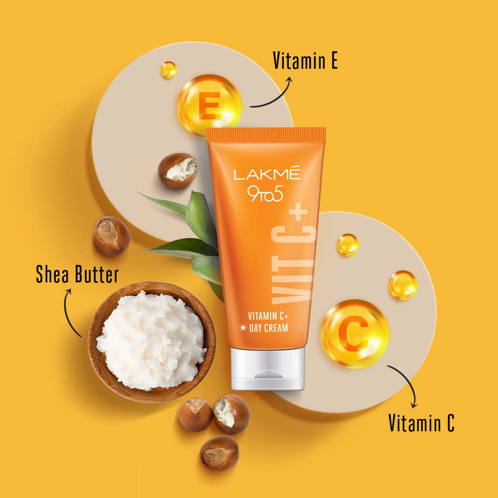 Lakme 9to5 Vitamin C+ Day Cream, 50 gm Price, Uses, Side Effects