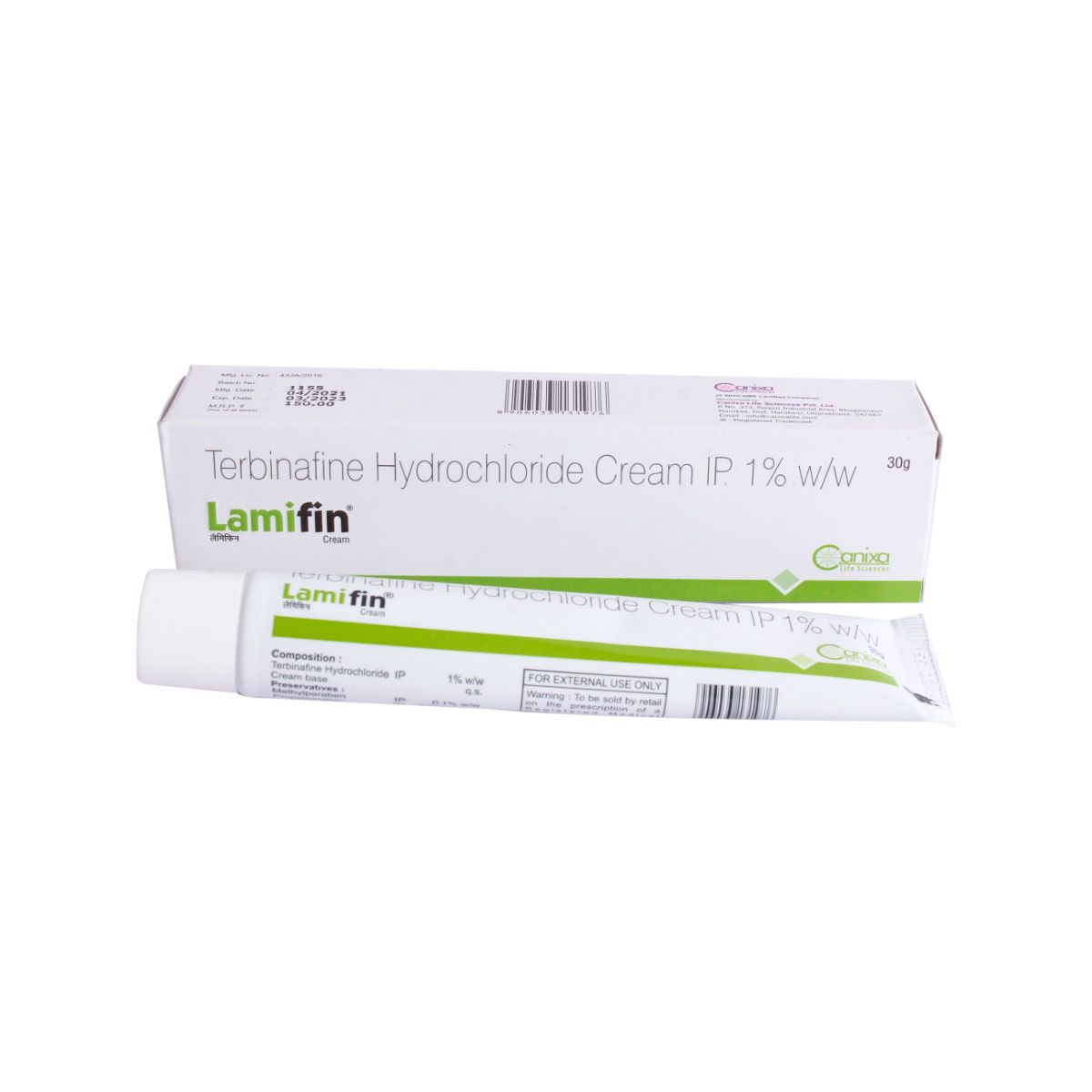 Lamifin 1%W/W Cream 30gm, Pack of 1 Ointment
