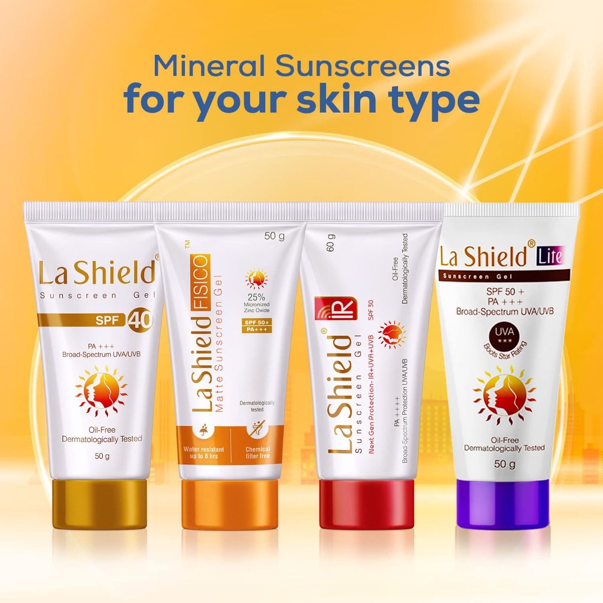 La Shield SPF 40 PA+++ Sunscreen Gel, 50 gm Price, Uses, Side Effects