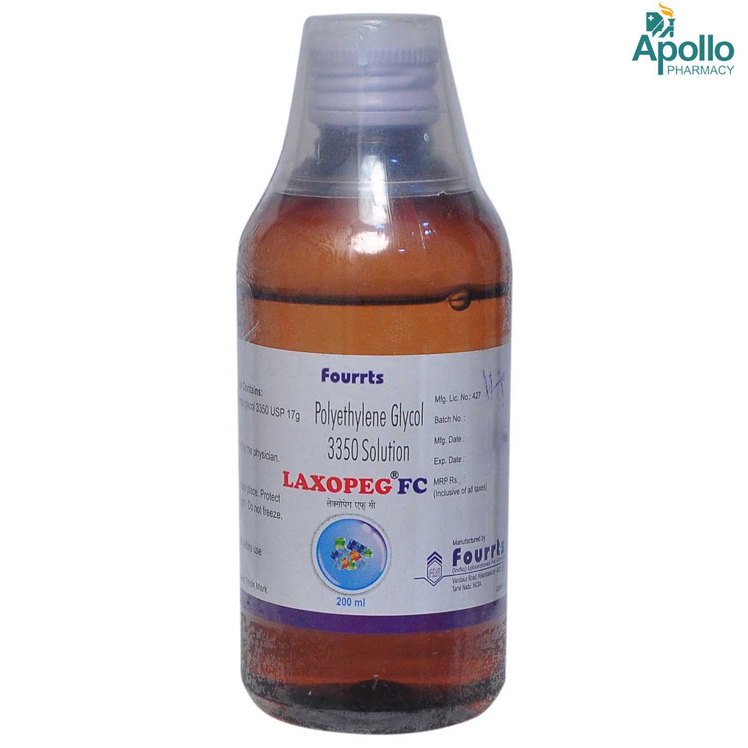 Laxopeg FC Oral Solution 200 ml Price, Uses, Side Effects, Composition