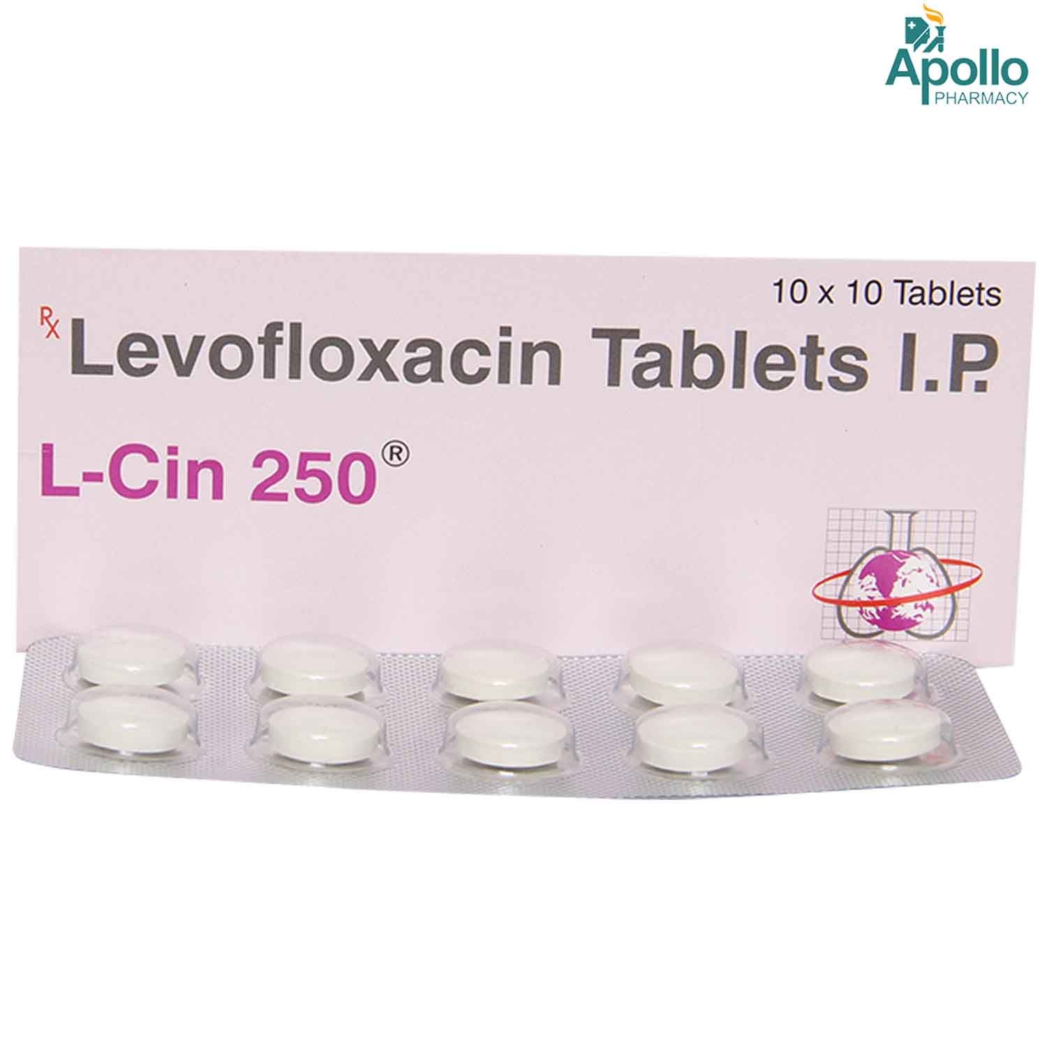 L Cin 250mg Tablet 10 S Price Uses Side Effects Composition Apollo Pharmacy