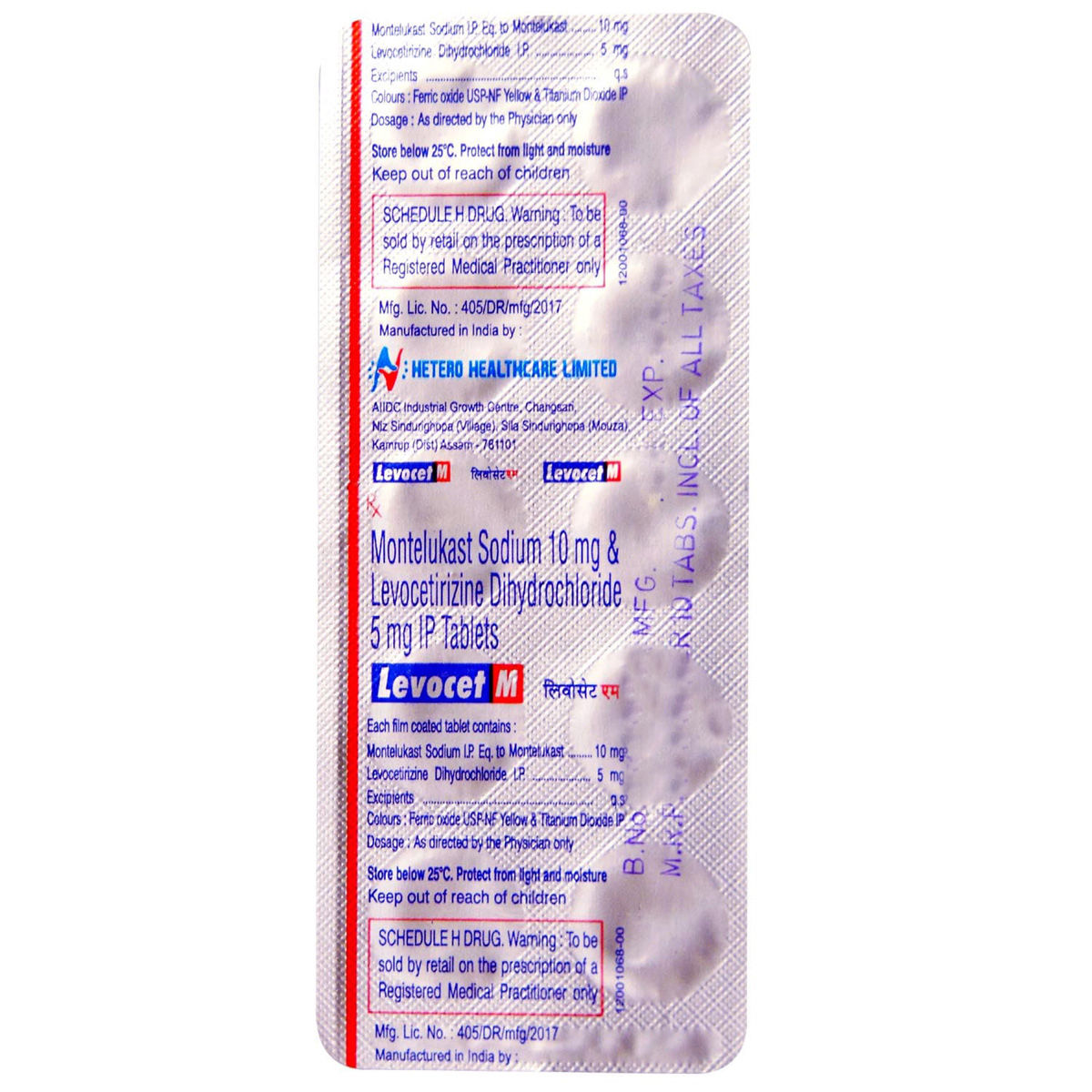 Levocet M Tablet 10's Price, Uses, Side Effects, Composition - Apollo ...