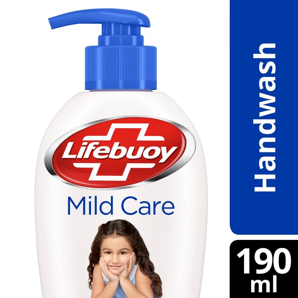Buy Lifebuoy Mild Care Germ Protection Hand Wash 190 ml With Refill Pouch 185 ml Free Online