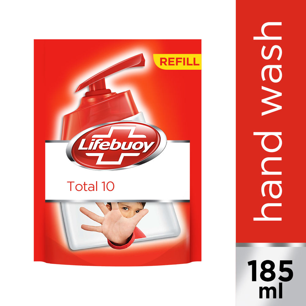Buy Lifebuoy Total 10 Activ Naturol Germ Protection Handwash Refill 185 ml (Pack of 3) Online
