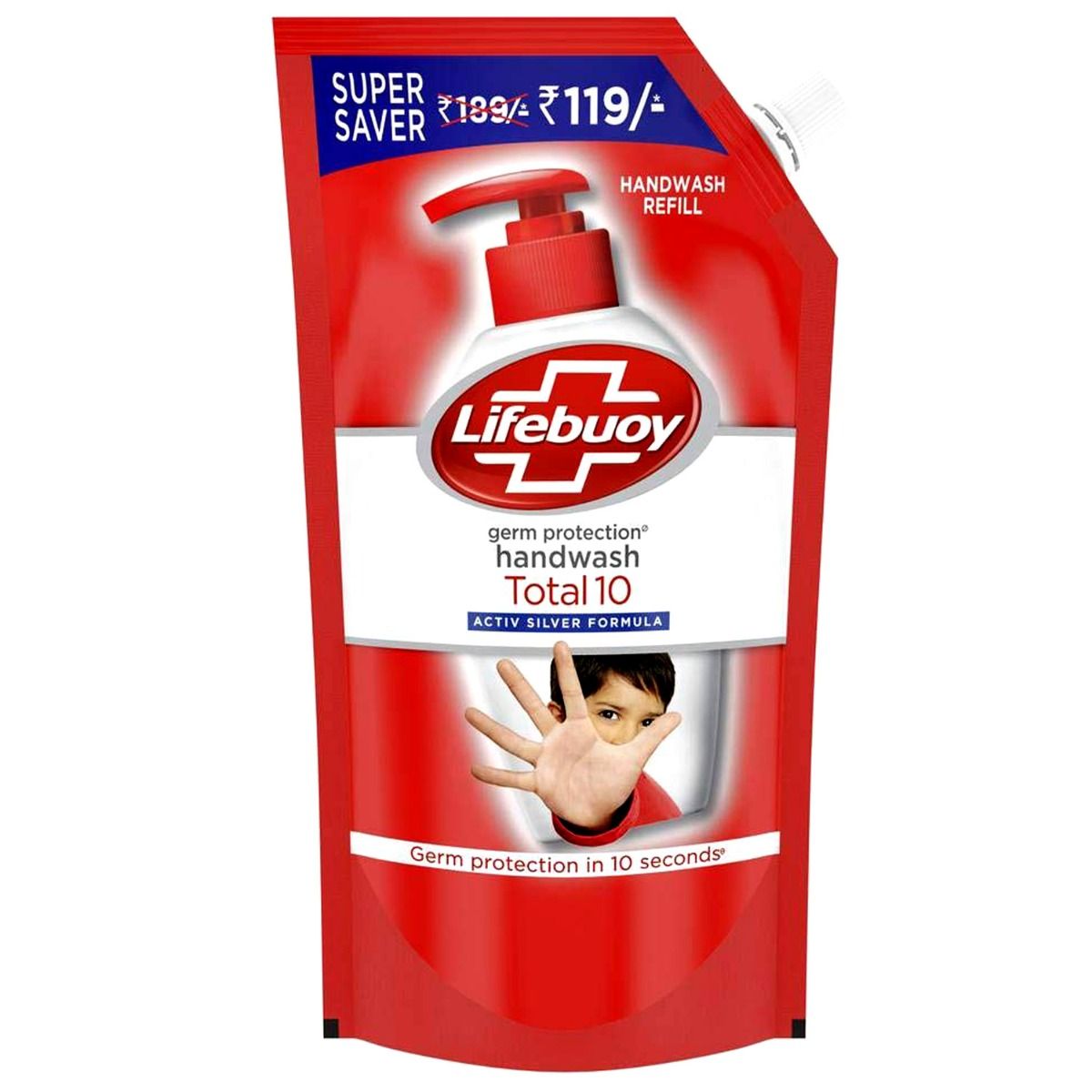 Buy Lifebuoy Total 10 Germ Protection Handwash, 750 ml Refill Pack Online