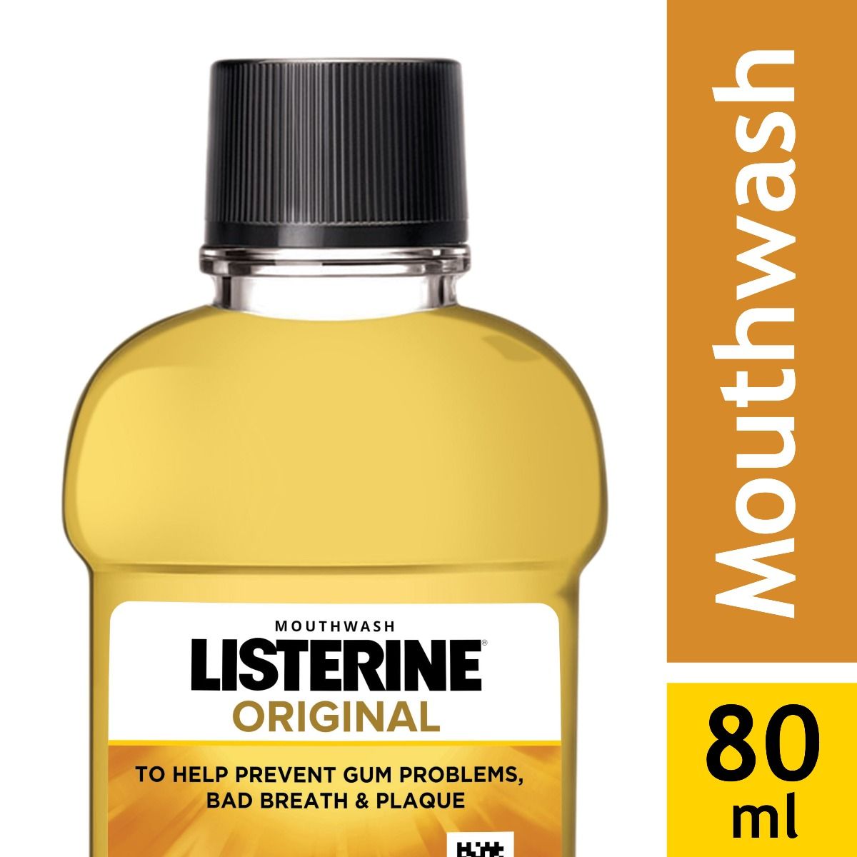 Listerine Original Mouthwash, 80 ml, Pack of 1 