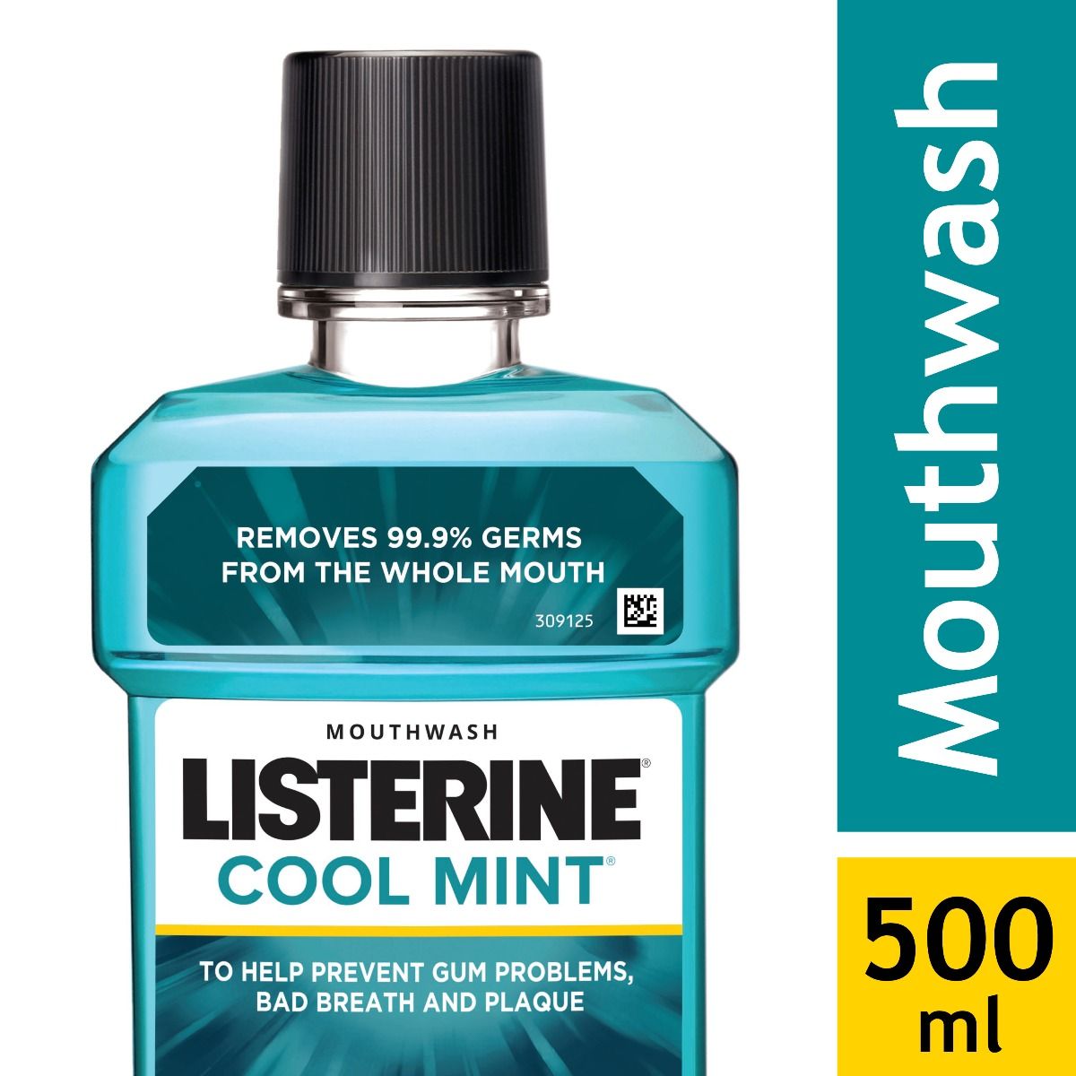 Buy Listerine Cool Mint Mouthwash, 500 ml Online