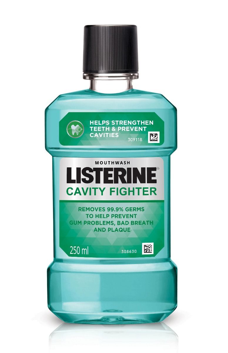 Listerine Cavity Fighter Mouthwash, 250 ml, Pack of 1 