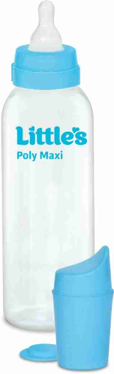 Little's Poly Maxi Blue Feeding Bottle, 240 ml, Pack of 1 