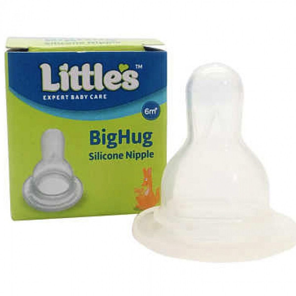 Buy Little's Big Hug Silicon Nipple 6M+, 1 Count Online