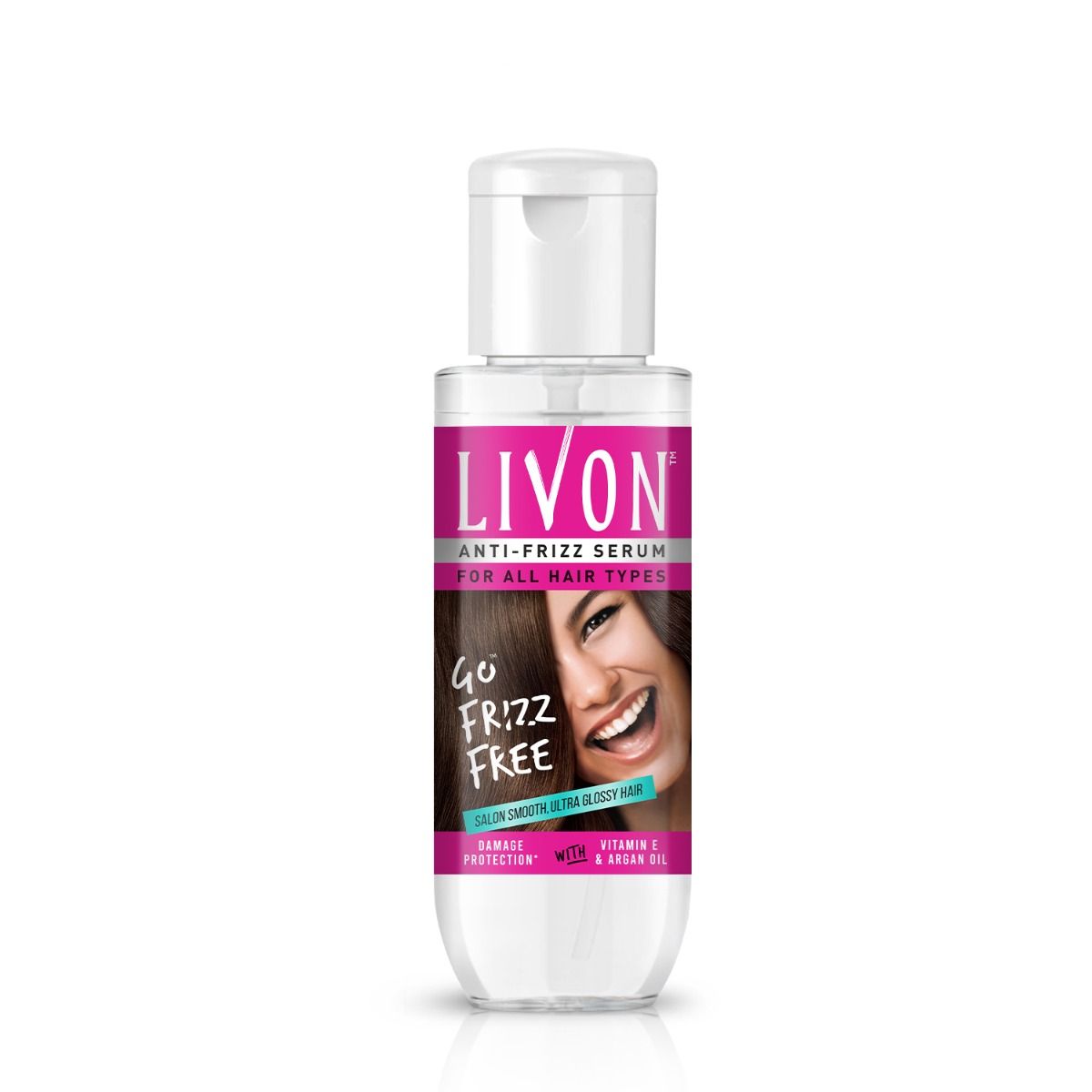 Buy Livon Anti-Frizz Serum For All Hair Types, 20ml Online