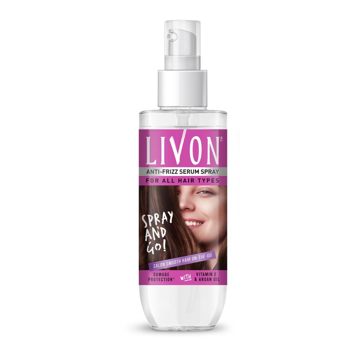 Buy Livon Anti-Frizz Serum Spray For All Hair Types, 50 ml Online