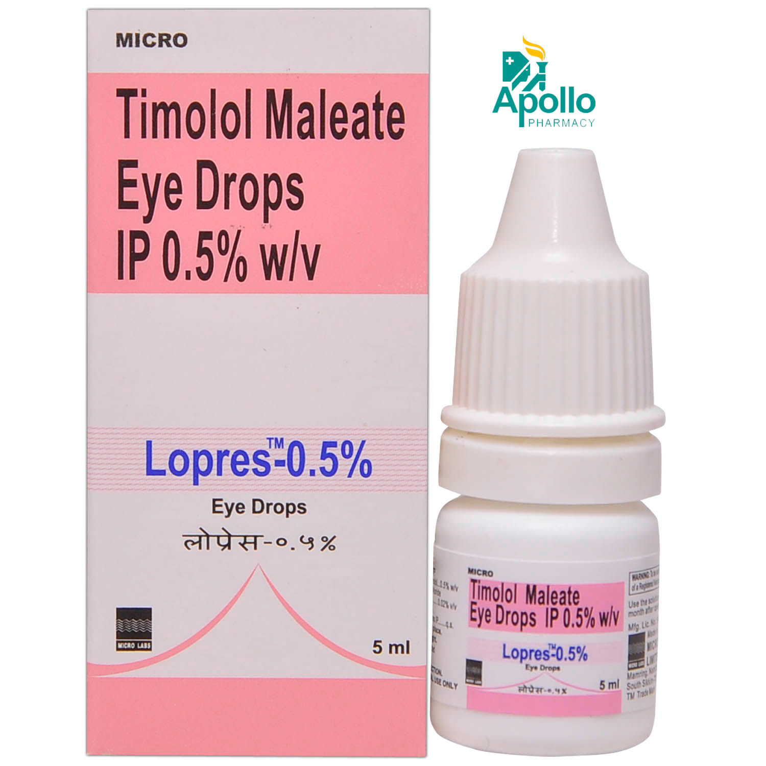 Lopres-0.5% Eye Drops 5 ml, Pack of 1 EYE DROPS