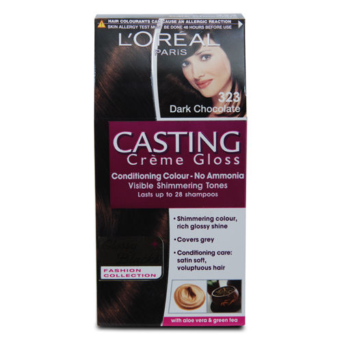 Loreal Paris Casting Creme Gloss Shade - Dark Chocolate (323) Hair Color, 1 Kit, Pack of 1 