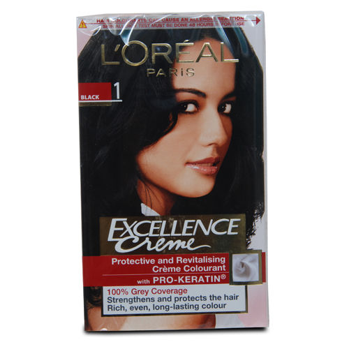 Loreal Paris Excellence Creme Shade - Black(1) Hair Color, 1 Kit Price, Uses, Side Effects, Composition - Apollo Pharmacy Loreal Paris Excellence Creme Shade - Black(1) Hair Color, 1 Kit Price, Uses, Side Effects, Composition - Apollo Pharmacy