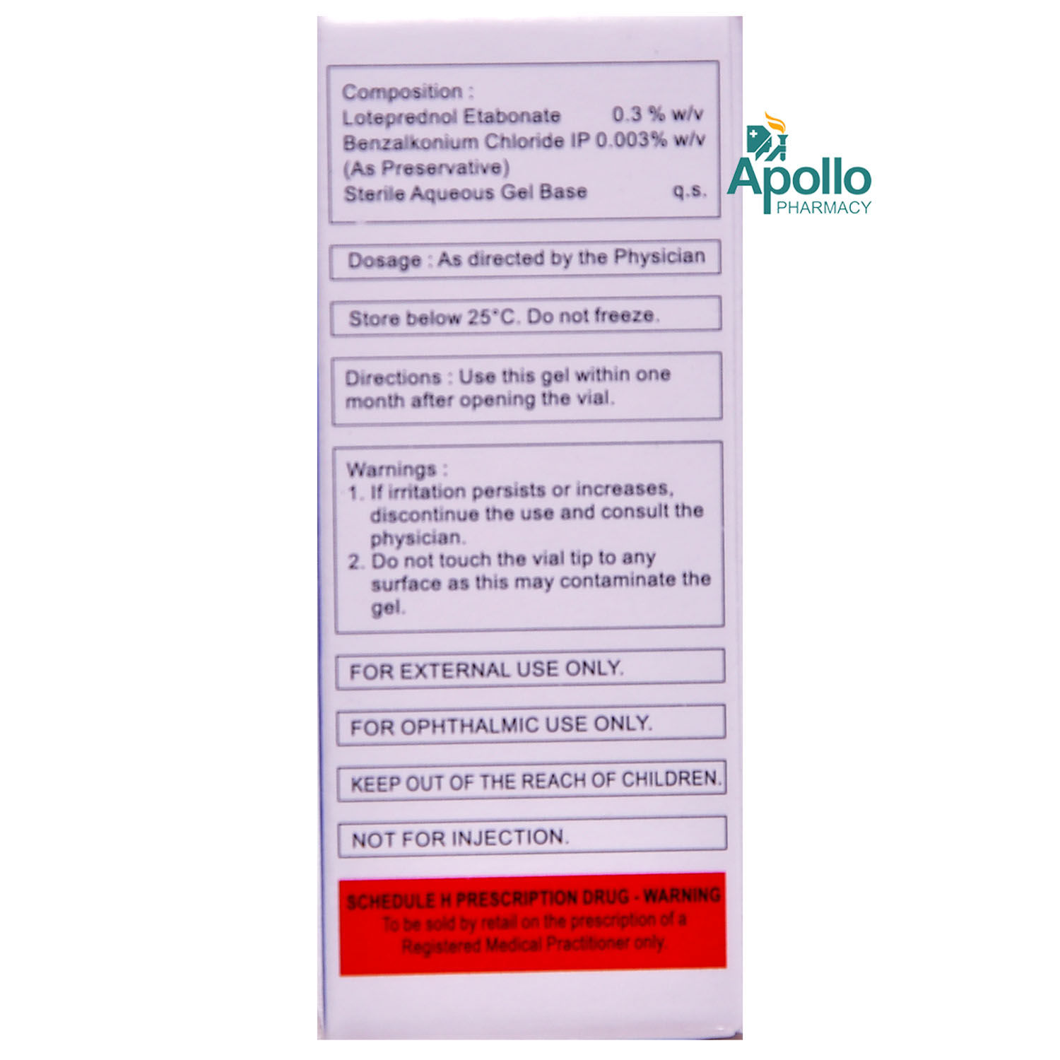 Lotel LS Gel 5 ml Price, Uses, Side Effects, Composition Apollo Pharmacy