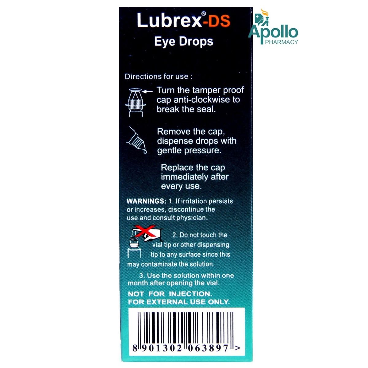 Lubrex DS Eye Drops 10 ml Price, Uses, Side Effects, Composition