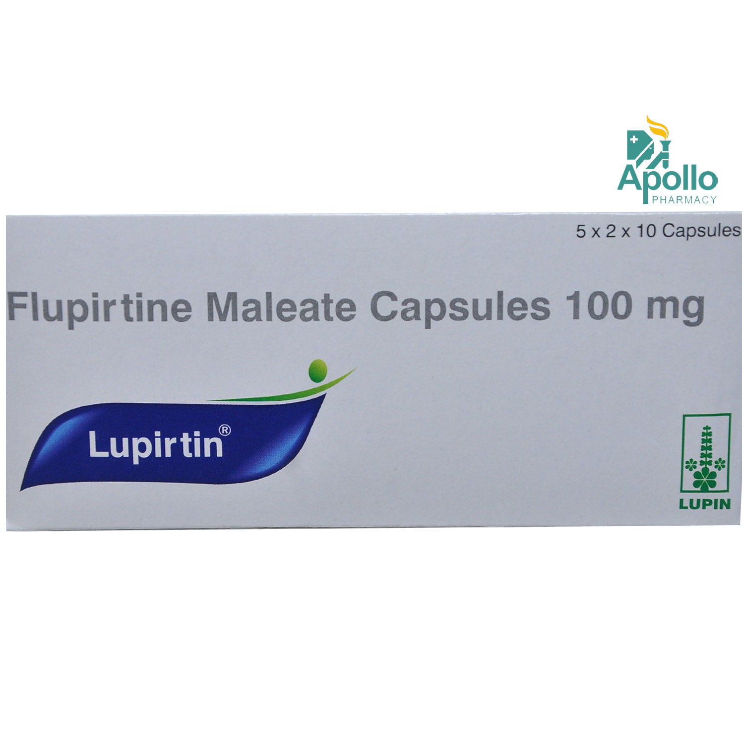 Lupirtin Capsule 10's, Pack of 10 CAPSULES
