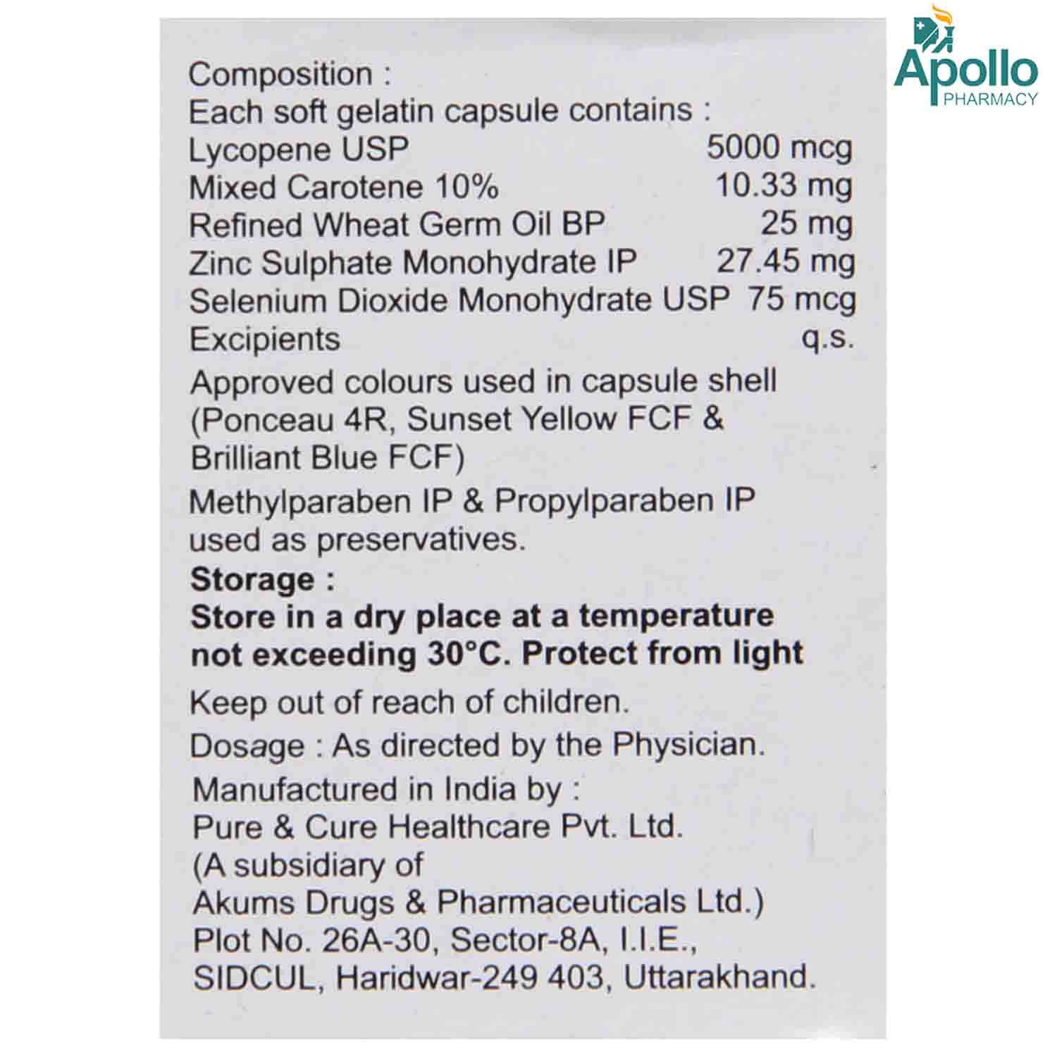 Lycostar New Capsule 10's Price, Uses, Side Effects, Composition