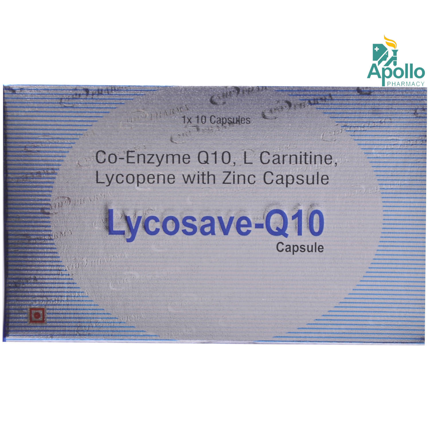 Lycosave-Q10 Capsule 10's, Pack of 10 S