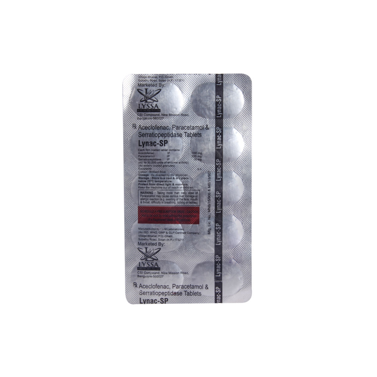 Lynace-SP Tablet 10's Price, Uses, Side Effects, Composition - Apollo ...