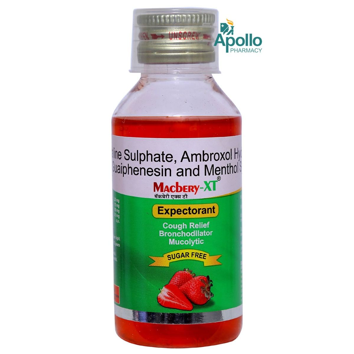 MacberyXT Sugar Free Expectorant 100 ml Price, Uses, Side Effects